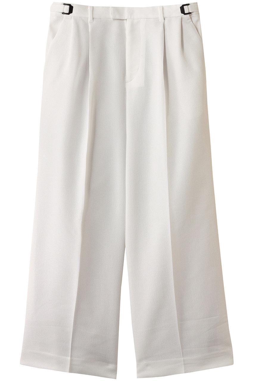 MIDIUMISOLID 【MEN】leno-cloth wide slacks スラックス (off white, 48) ミディウミソリッド ELLE SHOP MIDIUMISOLID 【MEN】leno-cloth wide slacks スラックス (off white, 48) ミディウミソリッド ELLE SHOP