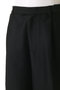 【MEN】leno-cloth wide slacks スラックス ミディウミソリッド/MIDIUMISOLID