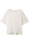 h/slv linen wide PO プルオーバー ミディウミソリッド/MIDIUMISOLID off white