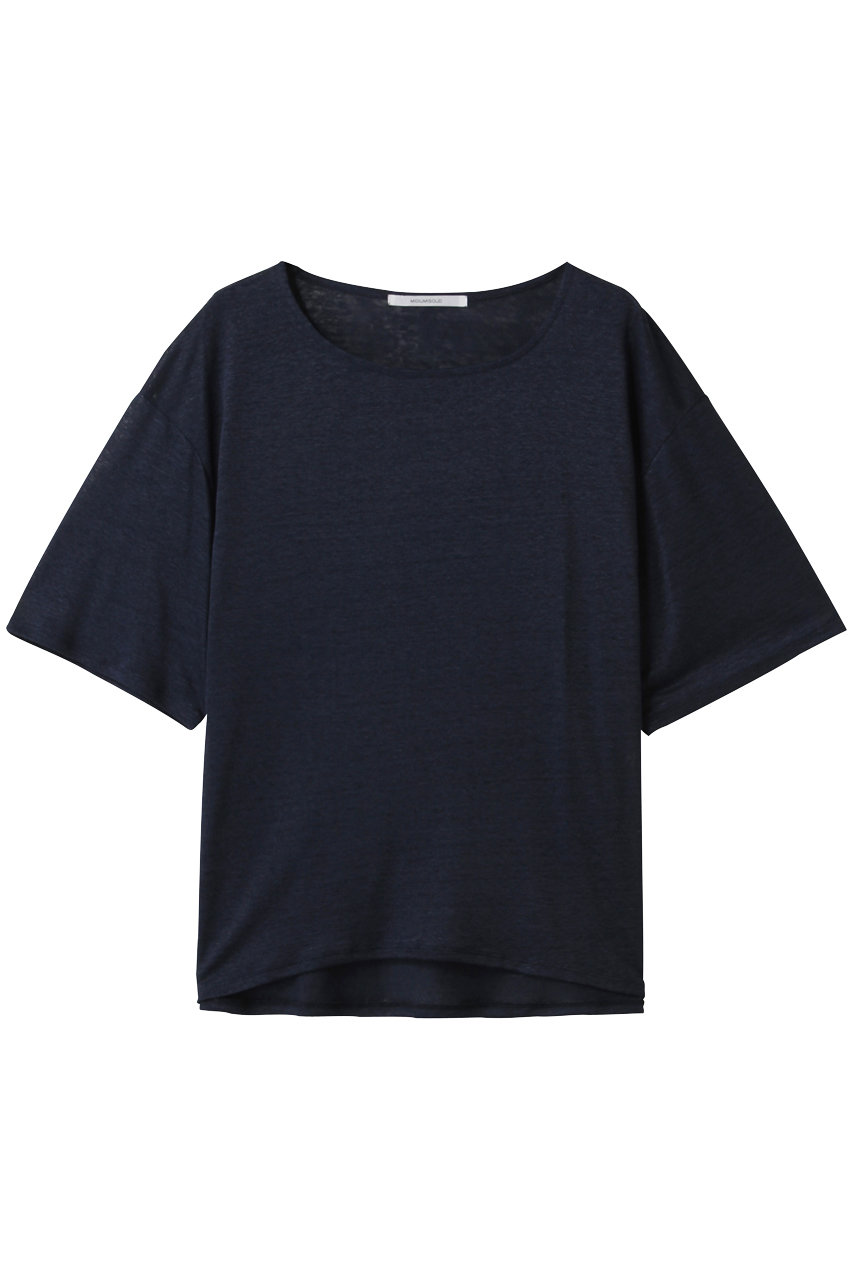 MIDIUMISOLID h/slv linen wide PO プルオーバー (navy, F) ミディウミソリッド ELLE SHOP MIDIUMISOLID h/slv linen wide PO プルオーバー (navy, F) ミディウミソリッド ELLE SHOP