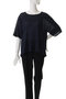 h/slv linen wide PO プルオーバー ミディウミソリッド/MIDIUMISOLID