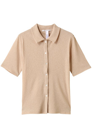 ミディウミソリッド/MIDIUMISOLIDのsheer compact polo shirt.S シャツ(110400/110404)