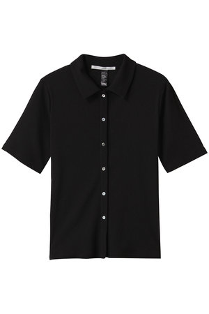 ミディウミソリッド/MIDIUMISOLIDのsheer compact polo shirt.S シャツ(110400/110404)