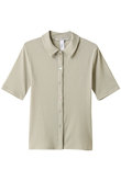 sheer compact polo shirt.S シャツ
