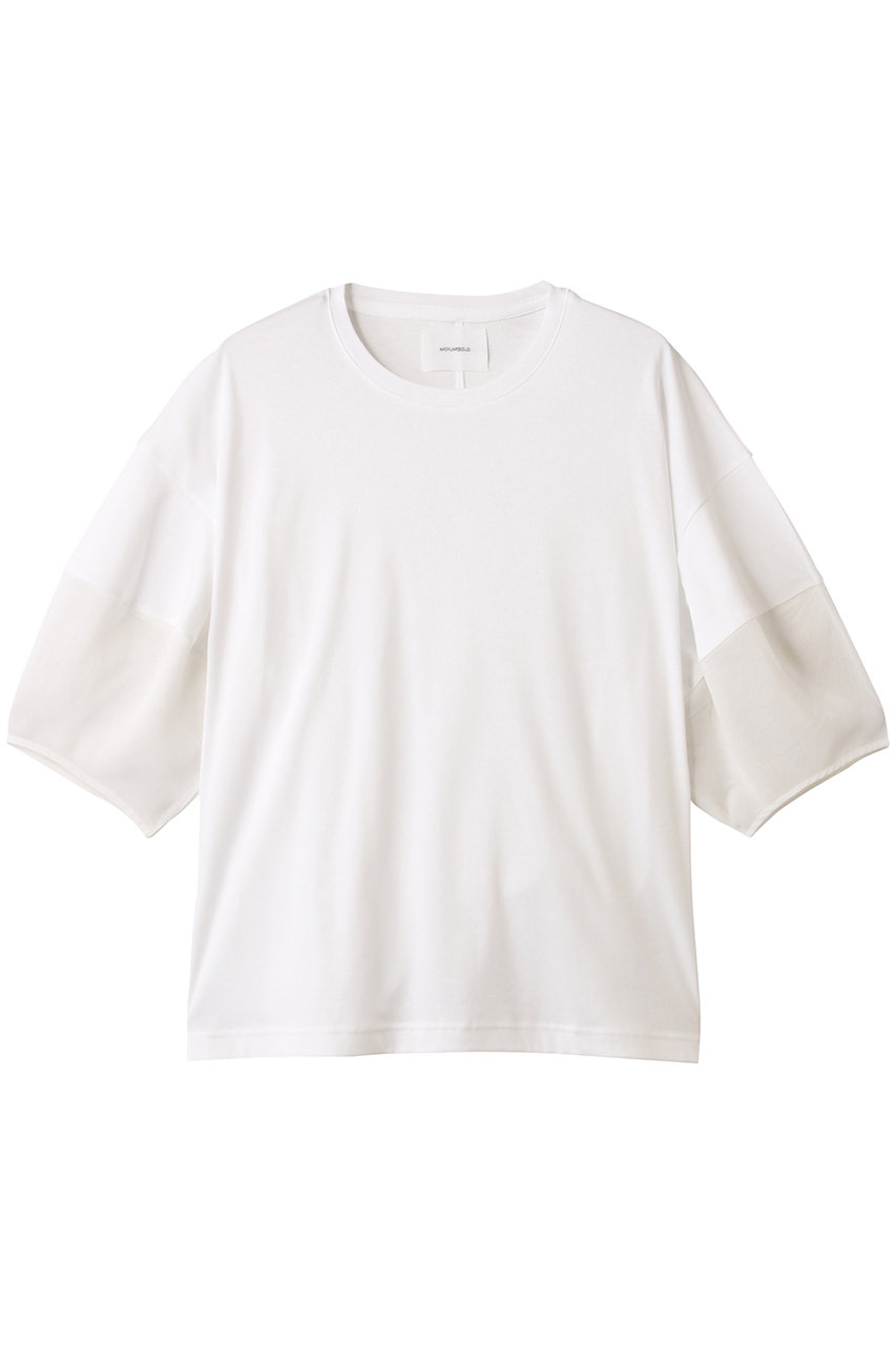 MIDIUMISOLID sheer slv conscious T.S Tシャツ (off white, F) ミディウミソリッド ELLE SHOP MIDIUMISOLID sheer slv conscious T.S Tシャツ (off white, F) ミディウミソリッド ELLE SHOP