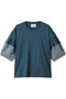 sheer slv conscious T.S Tシャツ ミディウミソリッド/MIDIUMISOLID green