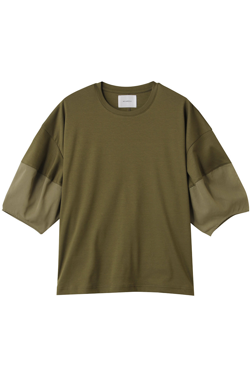 MIDIUMISOLID sheer slv conscious T.S Tシャツ (khaki, F) ミディウミソリッド ELLE SHOP MIDIUMISOLID sheer slv conscious T.S Tシャツ (khaki, F) ミディウミソリッド ELLE SHOP
