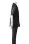 【MEN】sheer stripe SH シャツ ミディウミソリッド/MIDIUMISOLID