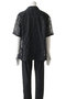 【MEN】sheer stripe SH シャツ ミディウミソリッド/MIDIUMISOLID