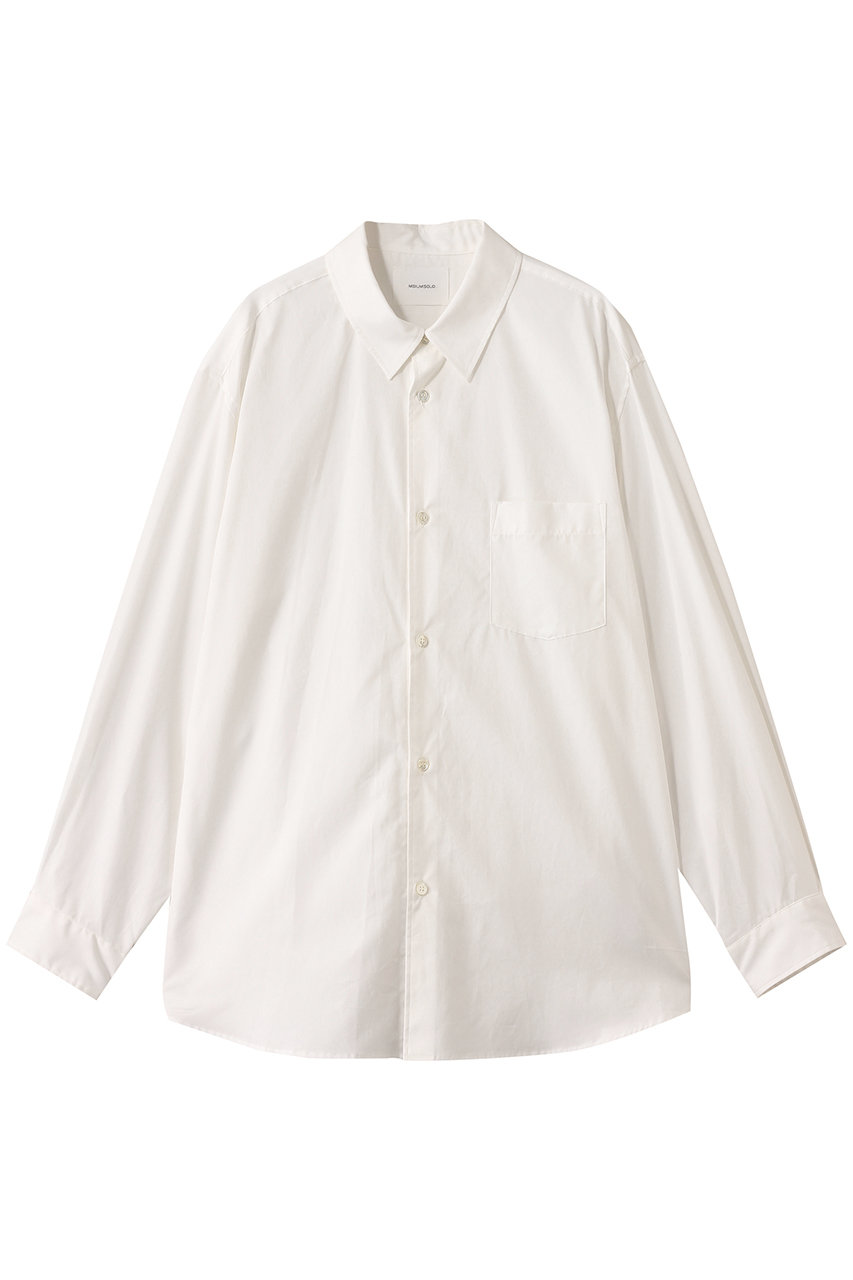 MIDIUMISOLID 【MEN】relax shirt シャツ (off white, 48) ミディウミソリッド ELLE SHOP MIDIUMISOLID 【MEN】relax shirt シャツ (off white, 48) ミディウミソリッド ELLE SHOP