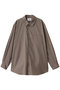 【MEN】relax shirt シャツ ミディウミソリッド/MIDIUMISOLID c.gray