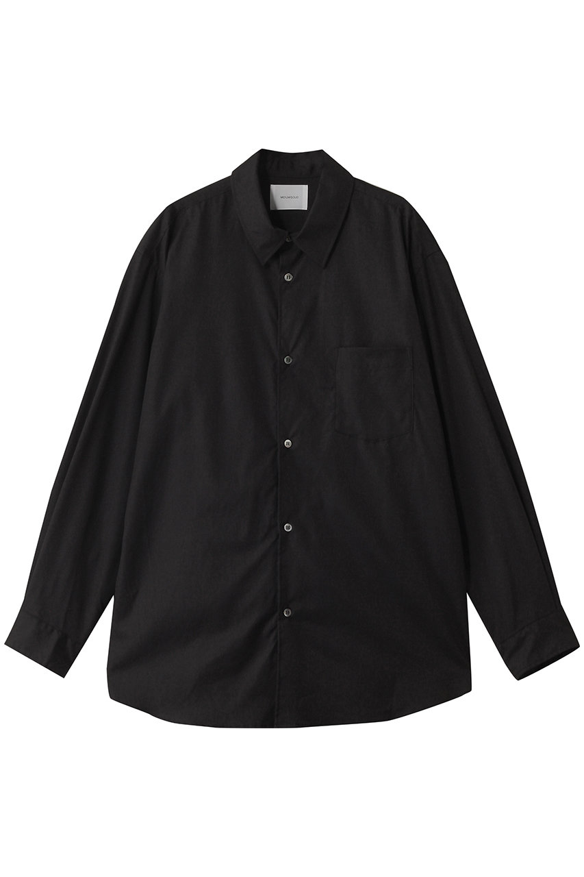 MIDIUMISOLID 【MEN】relax shirt シャツ (black, 48) ミディウミソリッド ELLE SHOP MIDIUMISOLID 【MEN】relax shirt シャツ (black, 48) ミディウミソリッド ELLE SHOP