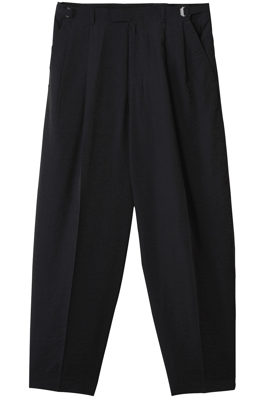 MIDIUMISOLID 【MEN】slub sheer tapered PT パンツ (black, 48) ミディウミソリッド ELLE SHOP MIDIUMISOLID 【MEN】slub sheer tapered PT パンツ (black, 48) ミディウミソリッド ELLE SHOP