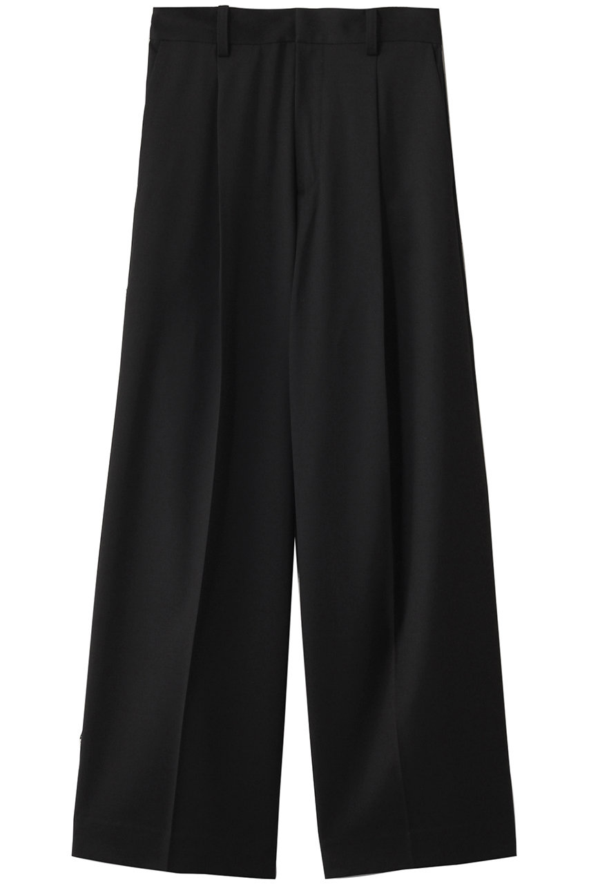ミディウミソリッド/MIDIUMISOLIDのstraight slacks スラックス(black/2-162184)