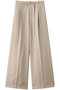 straight wide PT.M パンツ ミディウミソリッド/MIDIUMISOLID beige