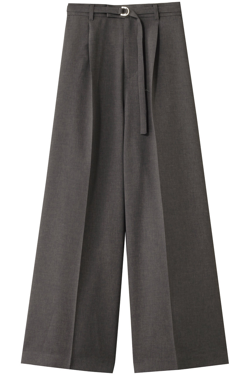 MIDIUMISOLID straight wide PT.M パンツ (gray, 36) ミディウミソリッド ELLE SHOP MIDIUMISOLID straight wide PT.M パンツ (gray, 36) ミディウミソリッド ELLE SHOP