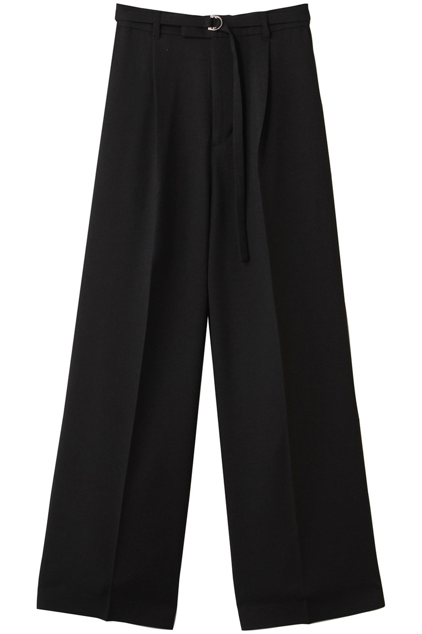 MIDIUMISOLID straight wide PT.M パンツ (black, 38) ミディウミソリッド ELLE SHOP MIDIUMISOLID straight wide PT.M パンツ (black, 38) ミディウミソリッド ELLE SHOP