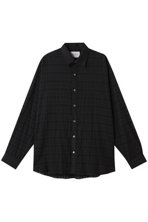 ミディウミソリッド/MIDIUMISOLIDの【MEN】sheer check shirt シャツ(110400/110403)