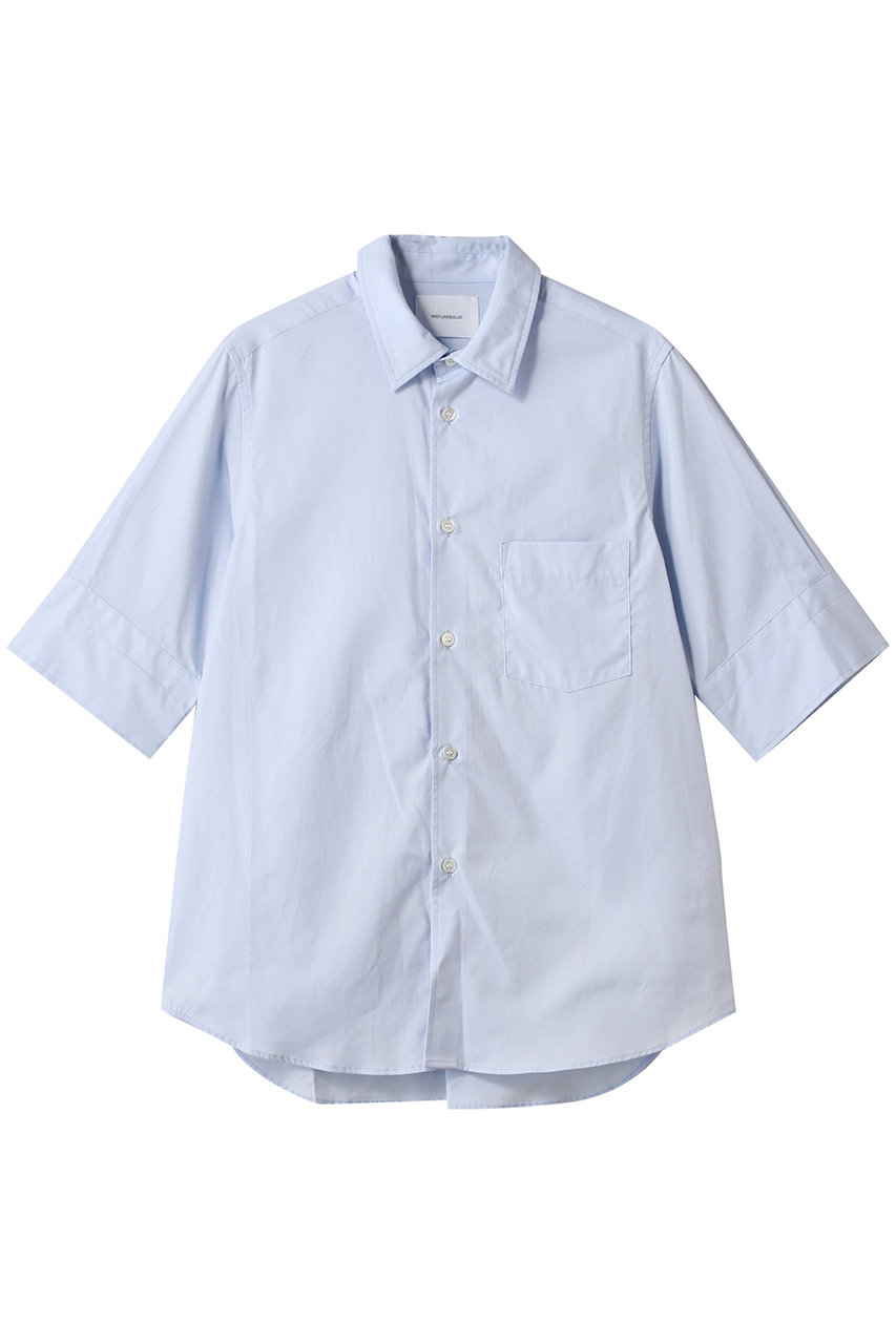 MIDIUMISOLID h/slv shirt.M シャツ (l.blue, F) ミディウミソリッド ELLE SHOP MIDIUMISOLID h/slv shirt.M シャツ (l.blue, F) ミディウミソリッド ELLE SHOP