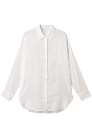 ミディウミソリッド/MIDIUMISOLIDの【MEN】sheer voile basic shirt シャツ(110400/110403)