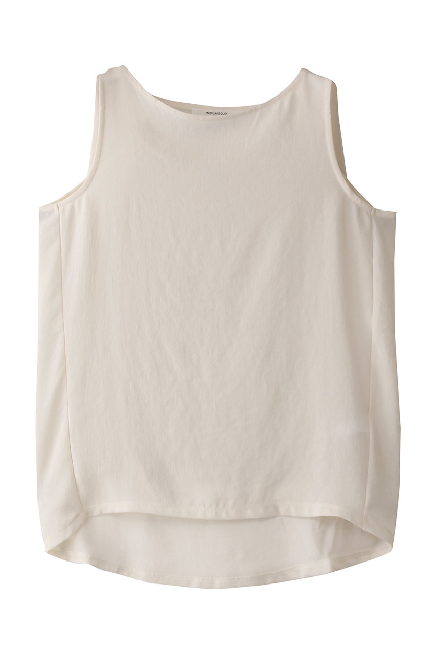 MIDIUMISOLID n/slv tucked wide PO.S プルオーバー (off white, F) ミディウミソリッド ELLE SHOP MIDIUMISOLID n/slv tucked wide PO.S プルオーバー (off white, F) ミディウミソリッド ELLE SHOP