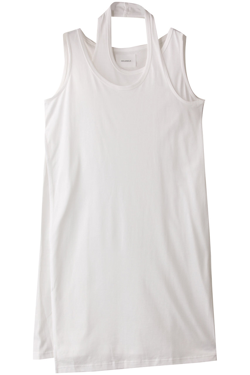 MIDIUMISOLID layered OP.S ワンピース (off white, F) ミディウミソリッド ELLE SHOP MIDIUMISOLID layered OP.S ワンピース (off white, F) ミディウミソリッド ELLE SHOP