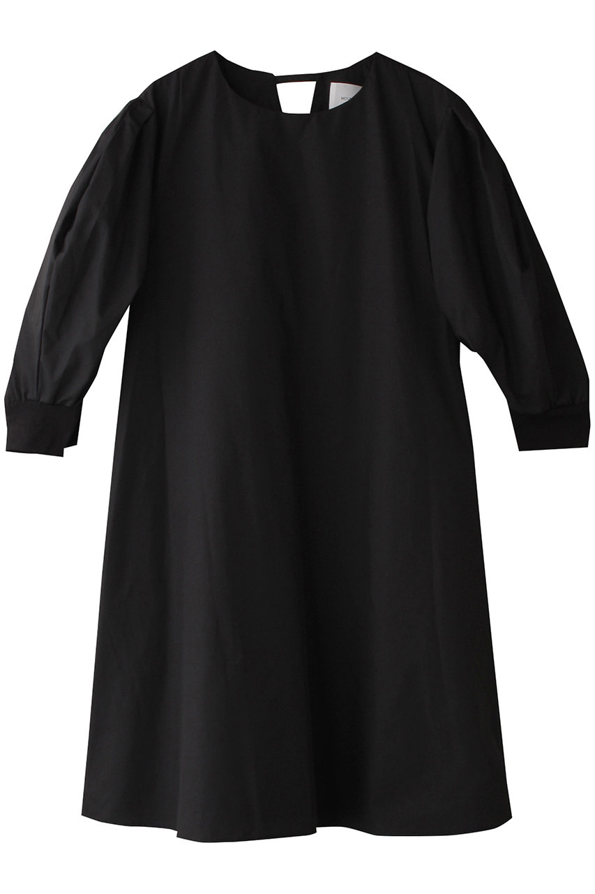 ミディウミソリッド/MIDIUMISOLIDのback slit volume slv tunic.S チュニック(black/1-132197)