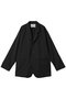 【MEN】relax JK ジャケット ミディウミソリッド/MIDIUMISOLID black
