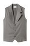 tailored gilet.M ジレ ミディウミソリッド/MIDIUMISOLID gray