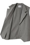 tailored gilet.M ジレ ミディウミソリッド/MIDIUMISOLID