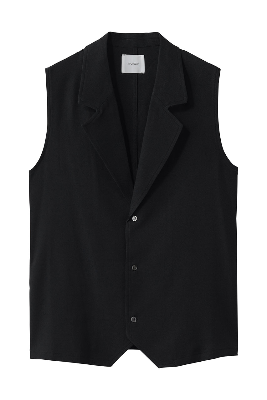 ミディウミソリッド/MIDIUMISOLIDのtailored gilet.M ジレ(black/2-132207)