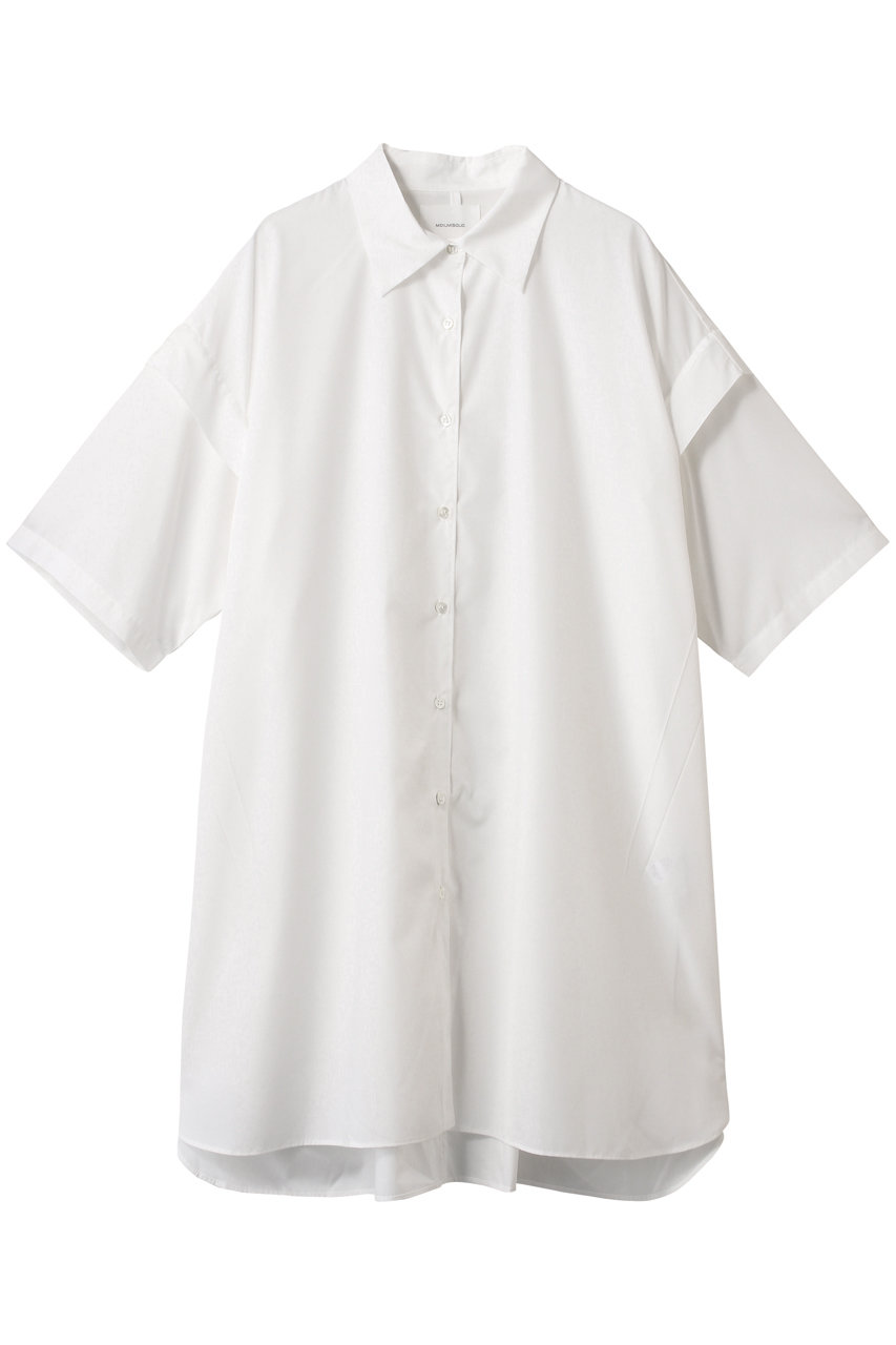 MIDIUMISOLID tuck shoulder wide shirt.S シャツ (off white, F) ミディウミソリッド ELLE SHOP MIDIUMISOLID tuck shoulder wide shirt.S シャツ (off white, F) ミディウミソリッド ELLE SHOP