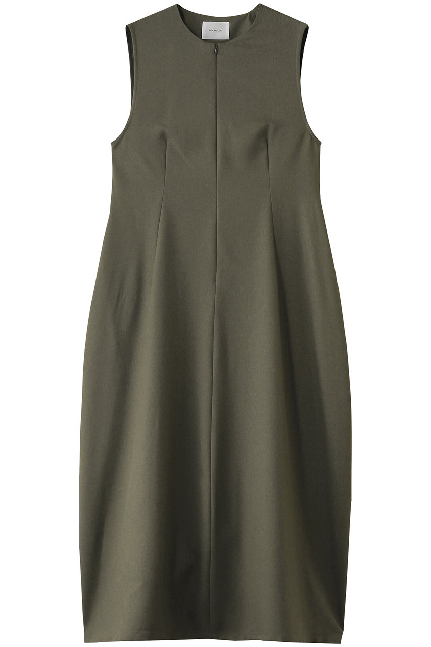 MIDIUMISOLID fitted cocoon OP.S ワンピース (khaki, F) ミディウミソリッド ELLE SHOP MIDIUMISOLID fitted cocoon OP.S ワンピース (khaki, F) ミディウミソリッド ELLE SHOP