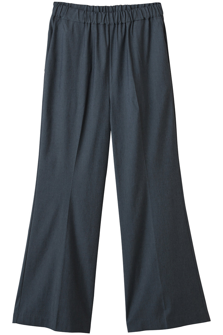 MIDIUMISOLID center press flared PT パンツ (navy, 38) ミディウミソリッド ELLE SHOP MIDIUMISOLID center press flared PT パンツ (navy, 38) ミディウミソリッド ELLE SHOP