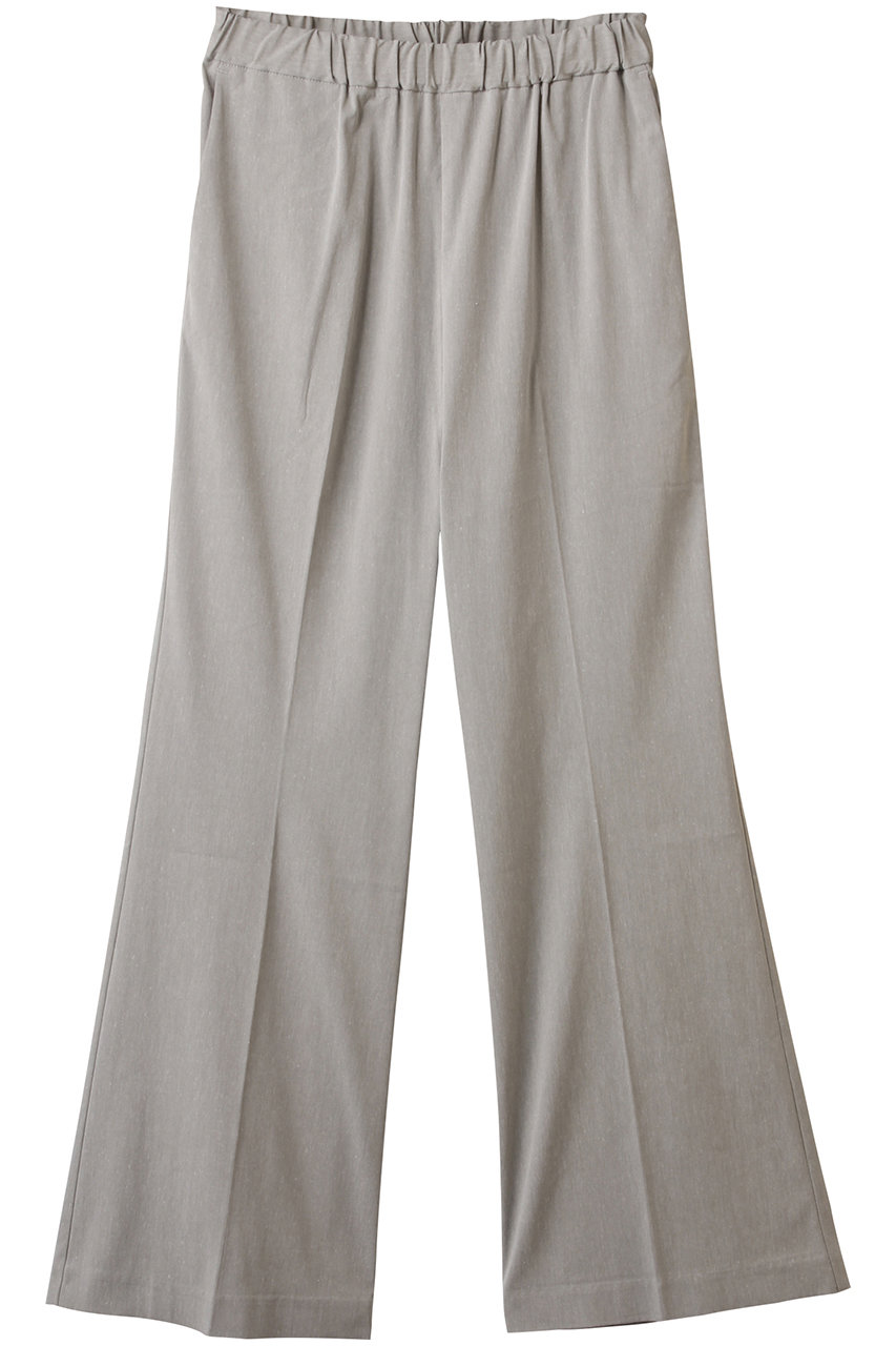 ミディウミソリッド/MIDIUMISOLIDのcenter press flared PT パンツ(l.gray/1-16508452)