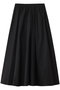 tucked gather volume SK スカート ミディウミソリッド/MIDIUMISOLID black