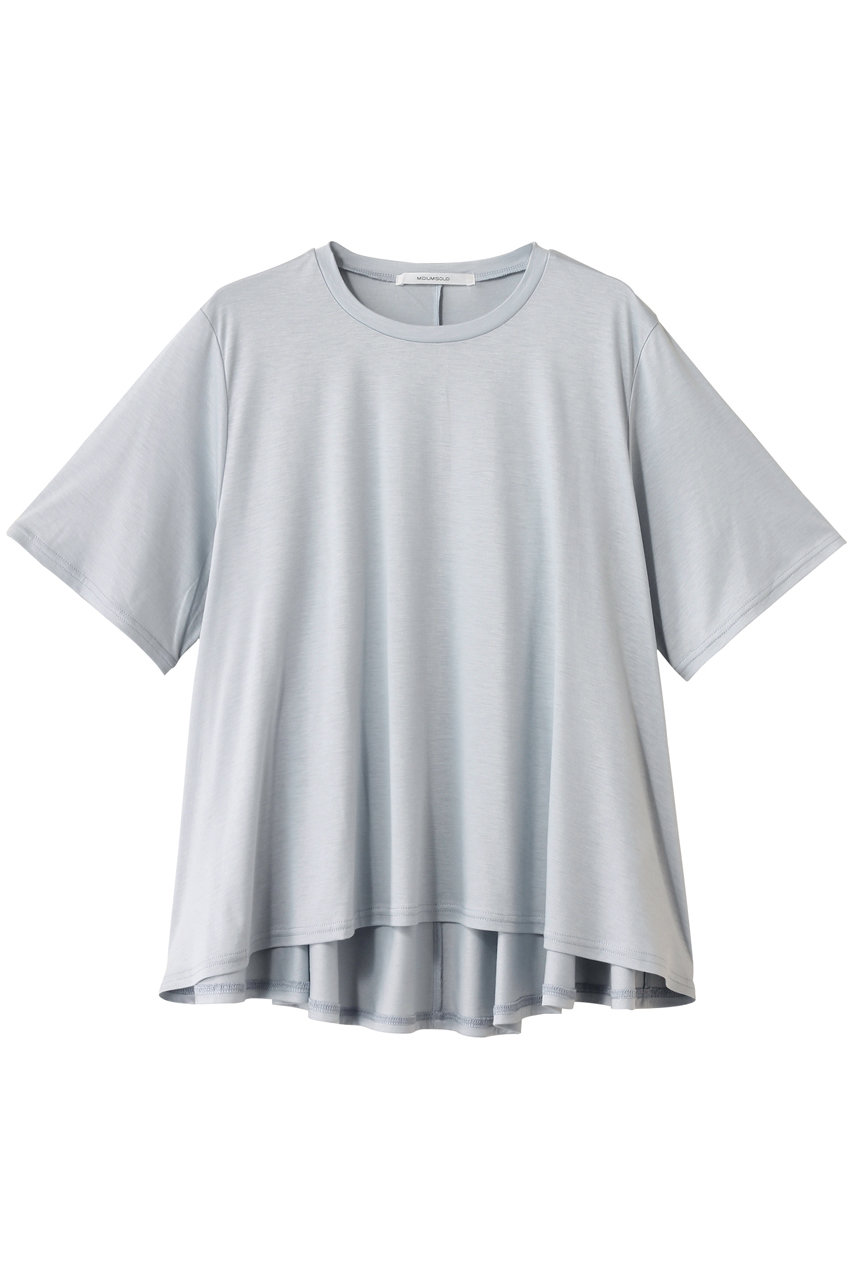 MIDIUMISOLID c/neck A line PO プルオーバー (l.blue, F) ミディウミソリッド ELLE SHOP MIDIUMISOLID c/neck A line PO プルオーバー (l.blue, F) ミディウミソリッド ELLE SHOP
