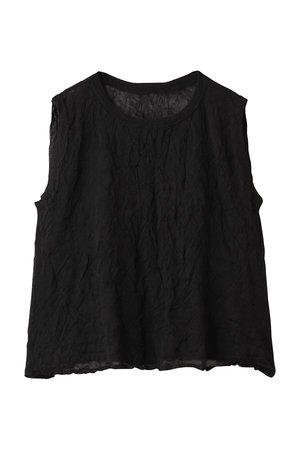 ミディウミソリッド/MIDIUMISOLIDのsheer washer vest ベスト(110300/110301)