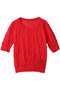 sheer washer short PO プルオーバー ミディウミソリッド/MIDIUMISOLID red