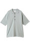 polo knitted PO.M プルオーバー ミディウミソリッド/MIDIUMISOLID l.blue