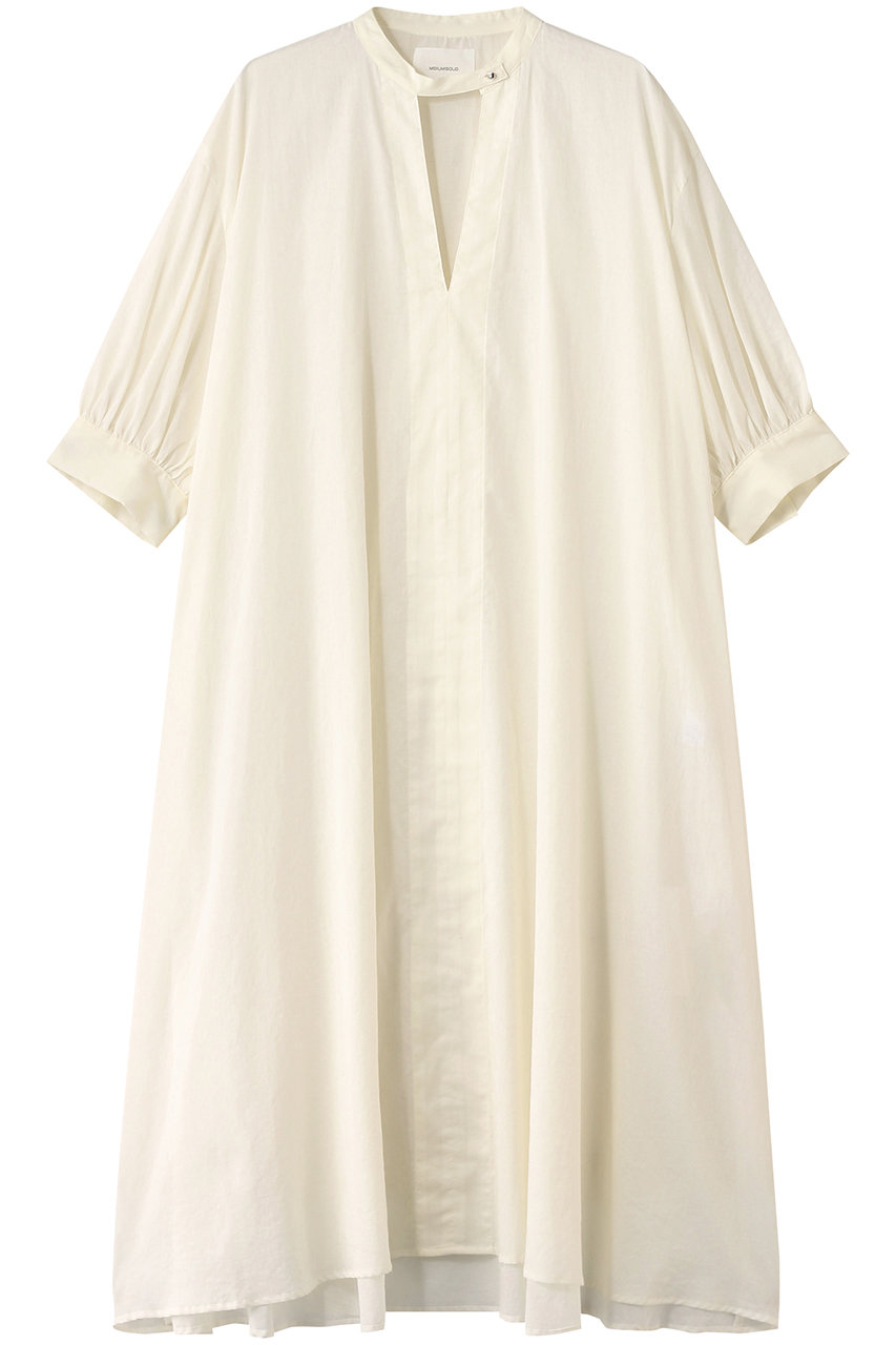 MIDIUMISOLID stand collar skipper OP ワンピース (ivory, F) ミディウミソリッド ELLE SHOP MIDIUMISOLID stand collar skipper OP ワンピース (ivory, F) ミディウミソリッド ELLE SHOP