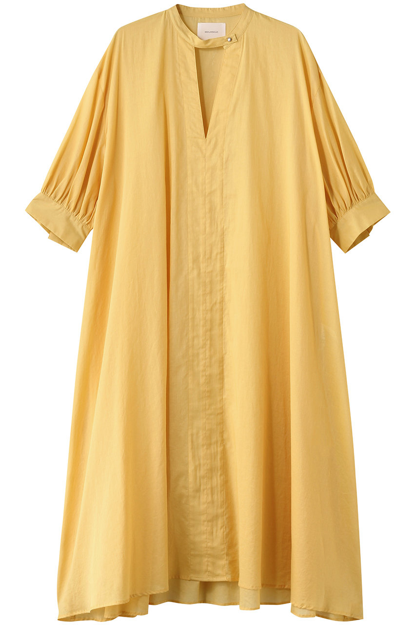 MIDIUMISOLID stand collar skipper OP ワンピース (yellow, F) ミディウミソリッド ELLE SHOP MIDIUMISOLID stand collar skipper OP ワンピース (yellow, F) ミディウミソリッド ELLE SHOP