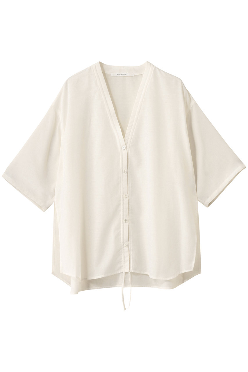MIDIUMISOLID h/slv drawstring CD カーディガン (ivory, F) ミディウミソリッド ELLE SHOP MIDIUMISOLID h/slv drawstring CD カーディガン (ivory, F) ミディウミソリッド ELLE SHOP