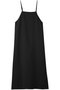 camisole OP ワンピース ミディウミソリッド/MIDIUMISOLID black