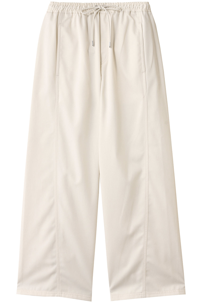 MIDIUMISOLID relax easy PT パンツ (ivory, F) ミディウミソリッド ELLE SHOP MIDIUMISOLID relax easy PT パンツ (ivory, F) ミディウミソリッド ELLE SHOP