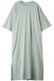 relax slit OP ワンピース ミディウミソリッド/MIDIUMISOLID green