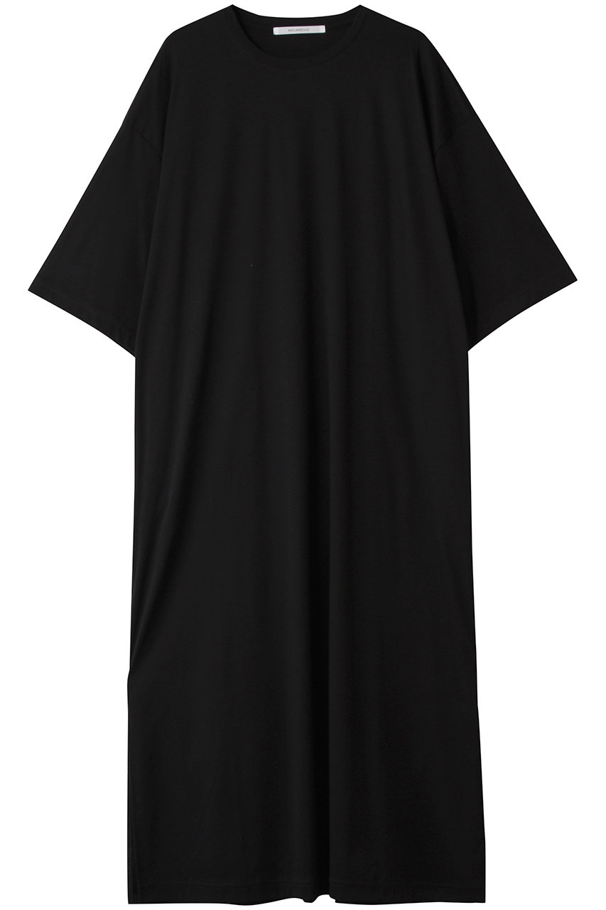 MIDIUMISOLID relax slit OP ワンピース (black, F) ミディウミソリッド ELLE SHOP MIDIUMISOLID relax slit OP ワンピース (black, F) ミディウミソリッド ELLE SHOP