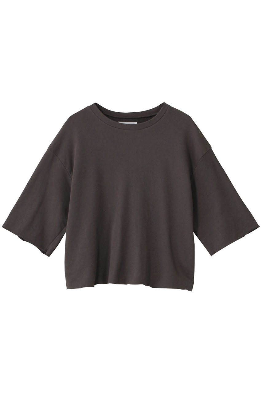 MIDIUMISOLID sweat short PO プルオーバー (c.gray, F) ミディウミソリッド ELLE SHOP MIDIUMISOLID sweat short PO プルオーバー (c.gray, F) ミディウミソリッド ELLE SHOP