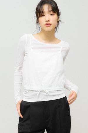 ミディウミソリッド/MIDIUMISOLIDのcamisole tops ensemble アンサンブル(110100/110102)