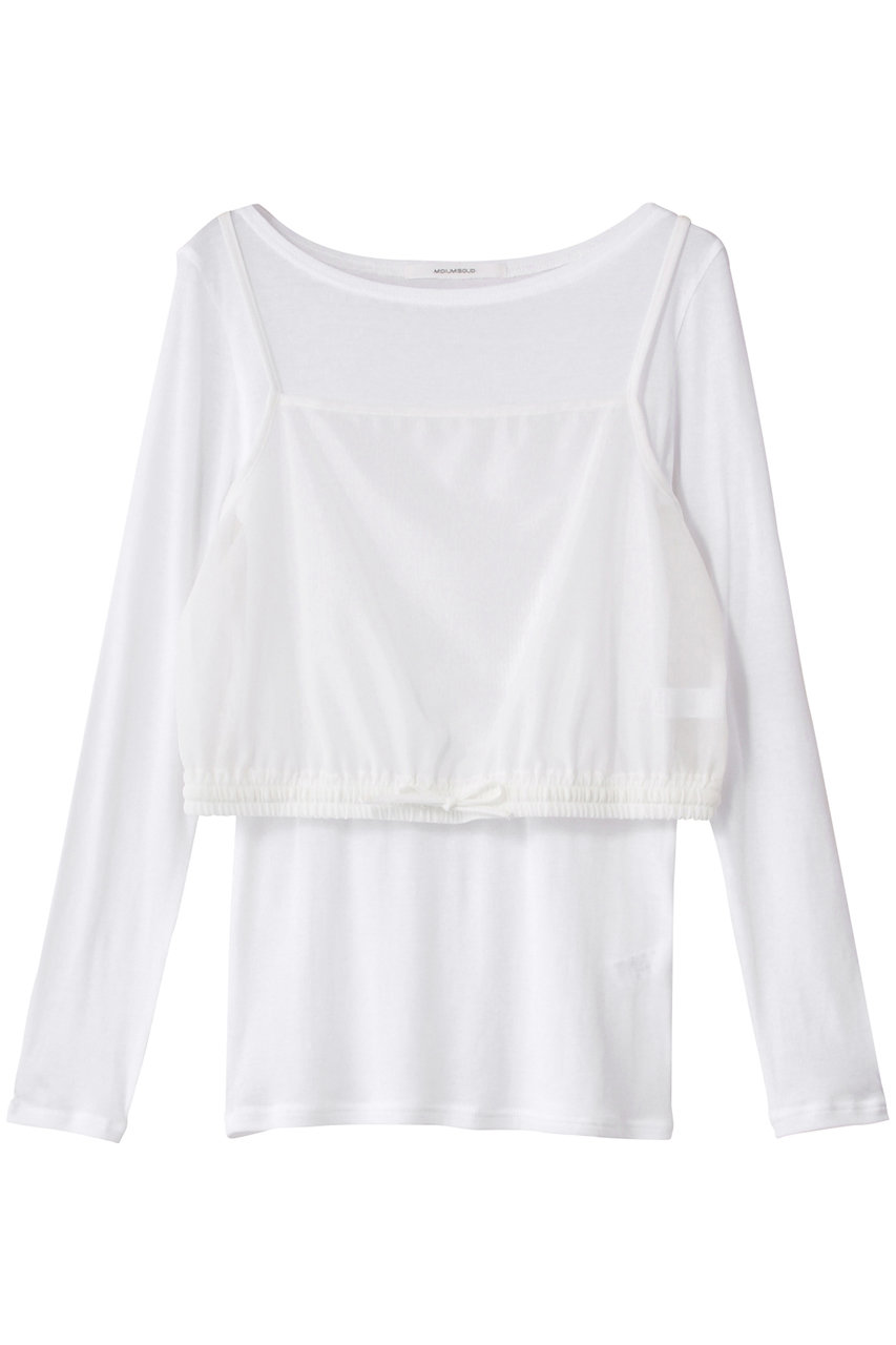 MIDIUMISOLID / ミディウミソリッド MIDIUMISOLID for Ladies キャミソールトップスアンサンブル MIDIUMISOLID for Ladies キャミソールトップスアンサンブル
